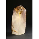 Mineral: A large enhydro Quartz point China43cm.; 17ins high