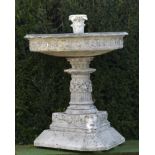 Water Feature: A rare carved Istrian Renaissance style fountainItalian, 19th century210cm.; 82ins