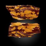 Minerals: Two exceptionally large Mookite slices Western Australian 54cm.; 21ins wide