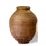 Another terracotta beehive pithos storage jar early 20th century 89cm.; 35ins high