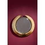 Natural History: A Hippopotamus tusk mirror circa 1890 39cm.; 15ins high By repute owned by James