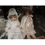 2 Bisque dolls Armand Marseille 971