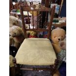 Antique mahogany childs chair