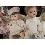 2 Bisque dolls (Armand Marseille 990 Heubach 267-9/0