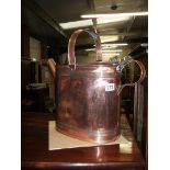 Large Copper oil can