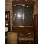 Georgian bookcase with glazed doors