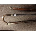 3 Walking sticks