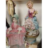 Doulton figure Bo-Peep and other