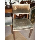 george the 6th coronation chair....in original fabric