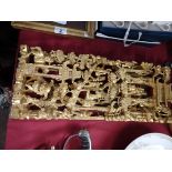 Oriental gilt wall hanging (d/d)