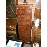 7 drawer mahogany wellington chest
