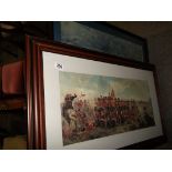 2 prints - 1 of the British Square, Charge of Light brigade and Sprints of Napoleon era