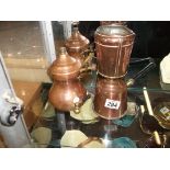 2 Copper coffee makers