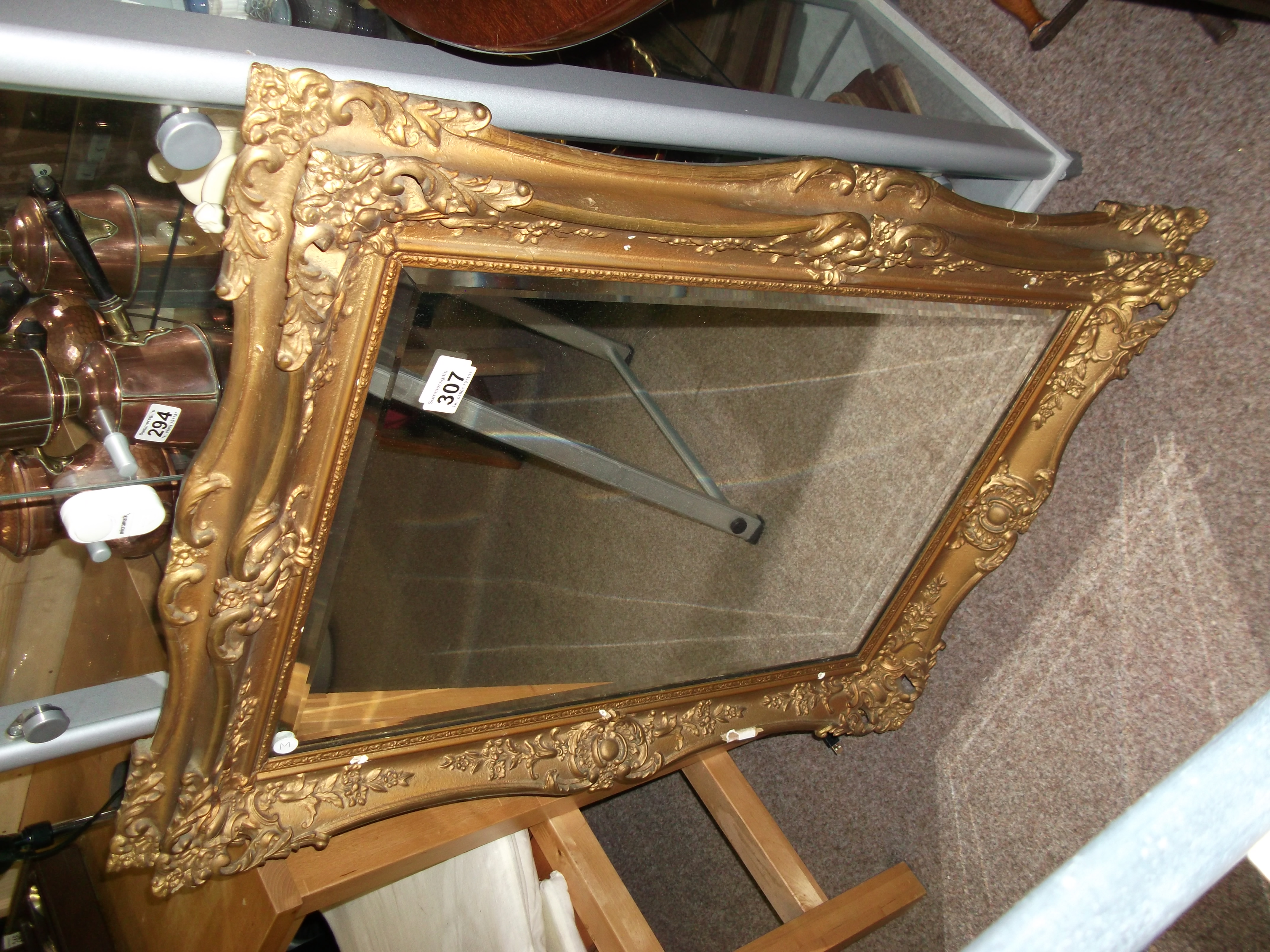 Gilded mirror 86cm x 66cm