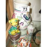 4 pieces of porcelain incl Poole