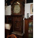 long cased clock by Barnes of Bradford