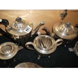 plated tea set