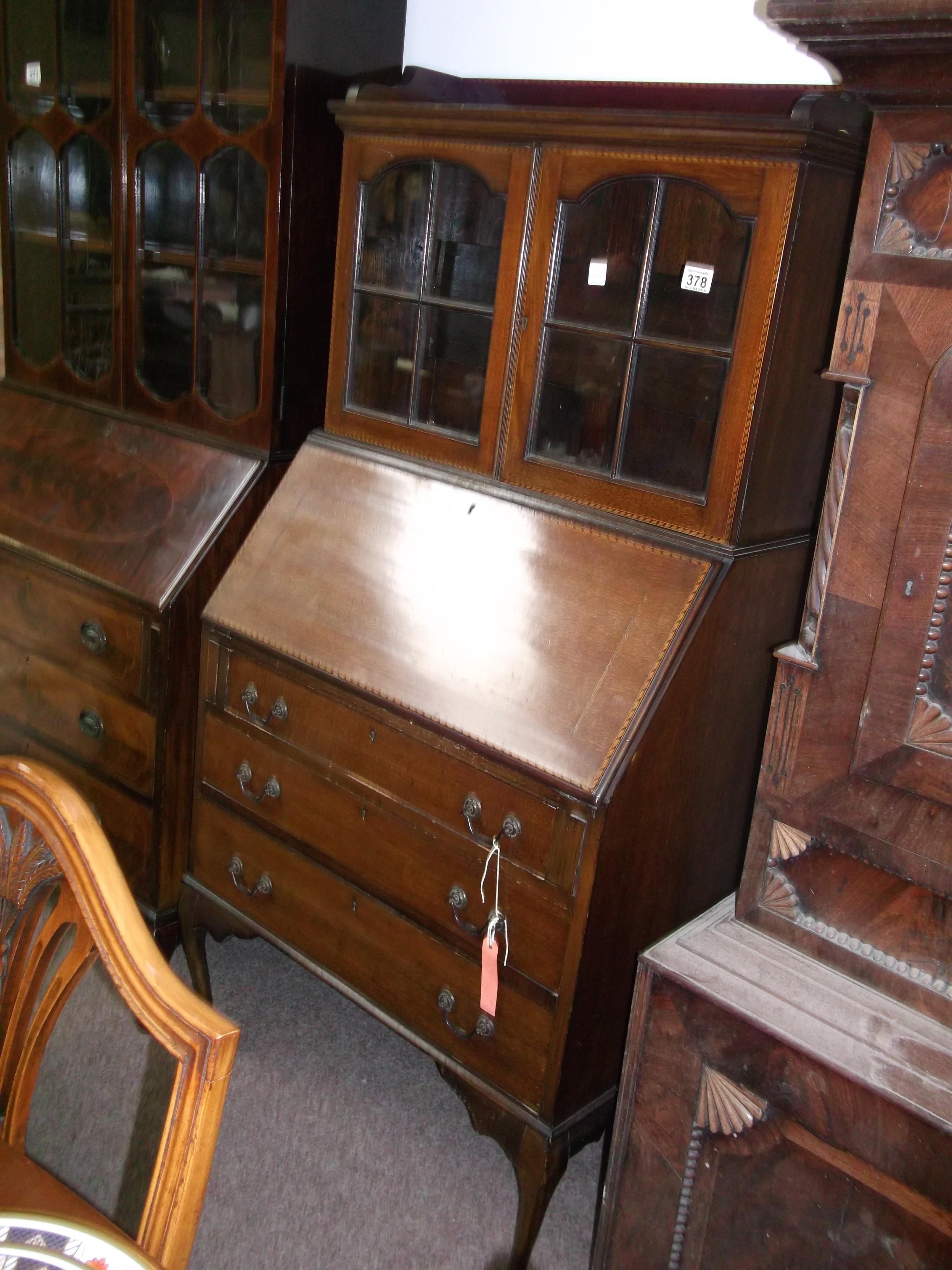 Edwardian china cabinet