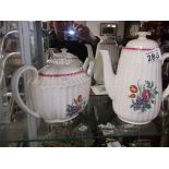 Copeland tea pot + coffee jug