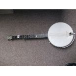 A banjo made for J.B. Oldham of Liverpool
