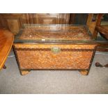 carved camphor chest