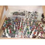 collection of lead figures