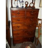 5 height Victorian mahogany chest