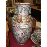 oriental vase 62cm ht