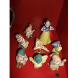 snow white + 7 dwarfs