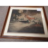 Maurice Langaskens Le printemps etching