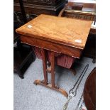 Antique sewing table