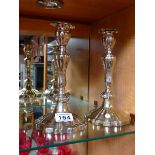 Plated candlesticks