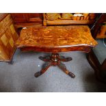 Georgian Marquetry games table