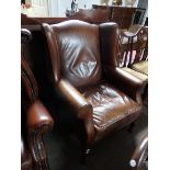 Leather armchair