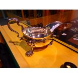 Silver gravy boat (312 grams)