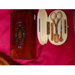 1 Necessaire and Wooden box