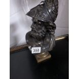 Spelter figure of a soldier