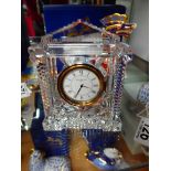 Waterford crystal clock