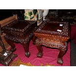 Pair of Oriental stands