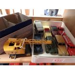 Various Dinky toys and Coles 971 Meccano crane