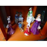 Collection of figures inc. Doulton