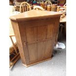 Yorkshire oak corner cupboard by Grainger