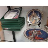 6 Minton The Arthurian legend limited edition plates in original boxes and certificates