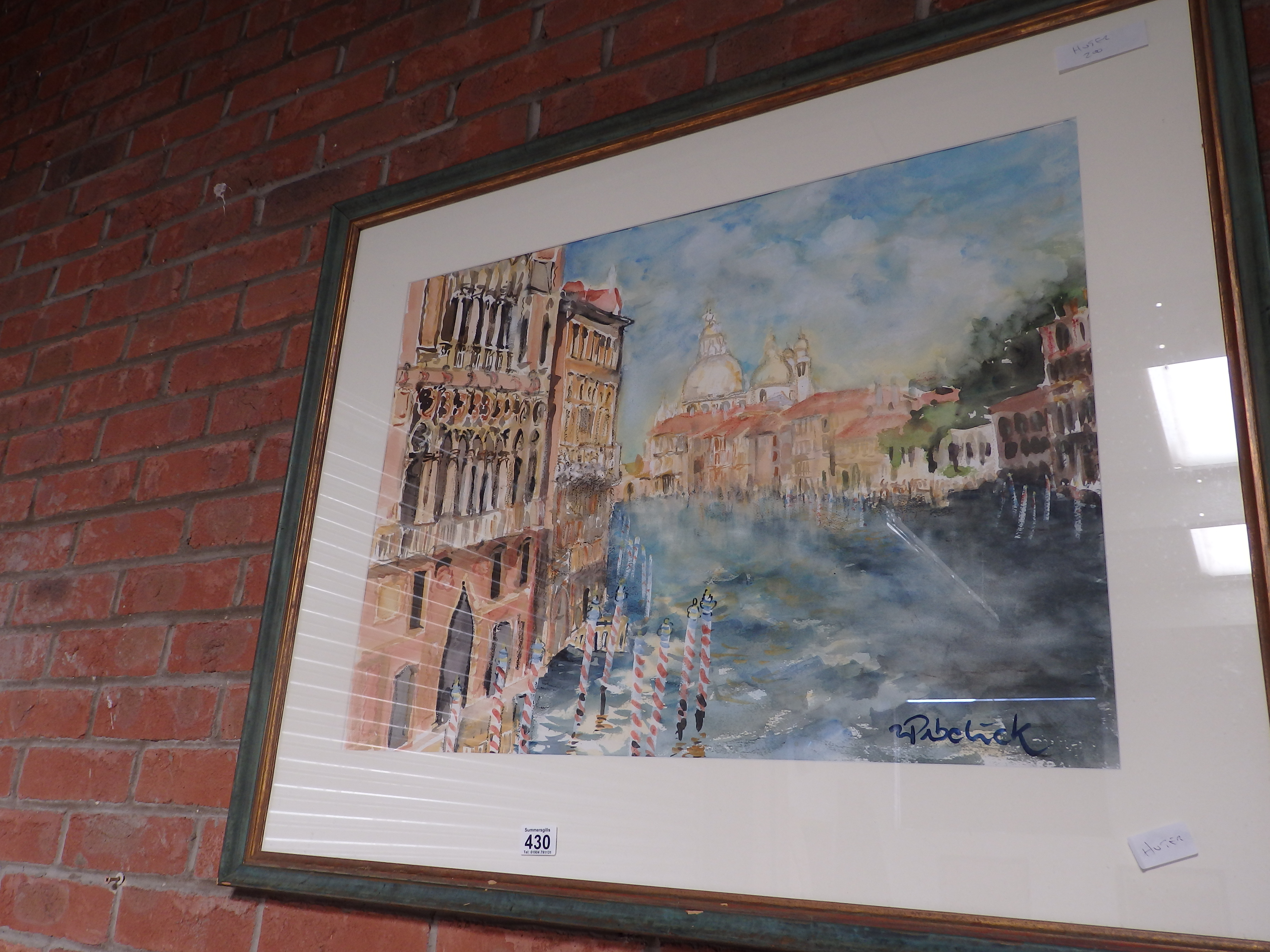 Watercolour of Venice by Pubelick