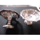 Pair of Silver plated dishes