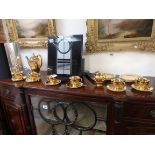 Royal Winton gold coffee set