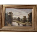 Victorian oil painting