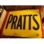 Pratts Enamel sign