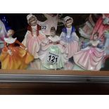 Royal Doulton figures x 4