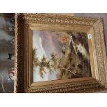 Victorian painting in gilt frame